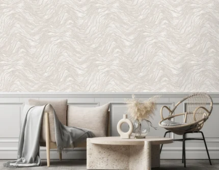 Beige Embossed Wallpaper – Understated Shimmer (24104-1)